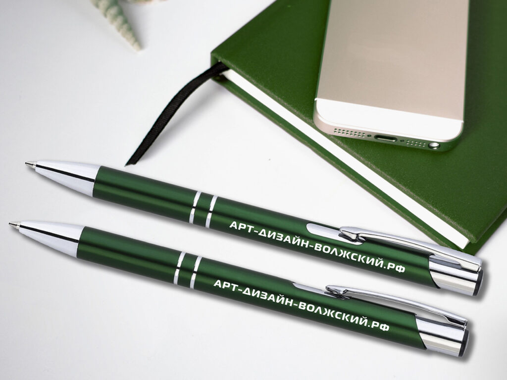 зеленая ручка с фоном