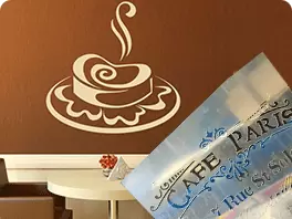 stencils for menu and cafe design